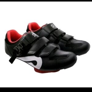 Peloton Unisex Black And Red Indoor Outdoor Cycling Clip In Shoe 40